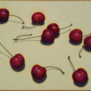 Cherries #2 1986 Acrylic On Canvas