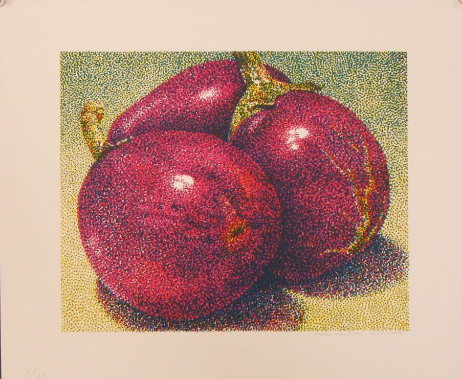 Eggplants serigraph
