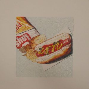 Hot Dog and Chips Serigraph