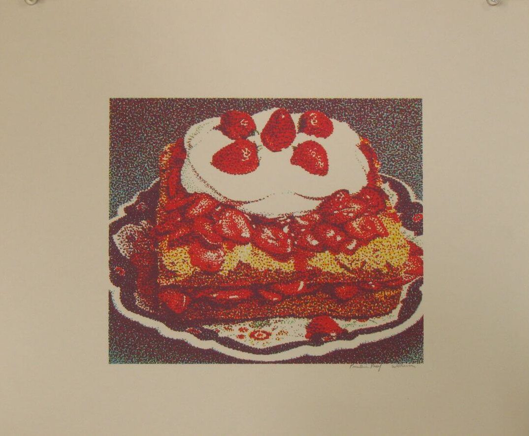 Strawberry Short Cake serigraph